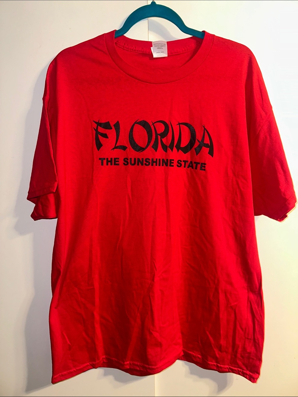 Florida 'The Sunshine State' Red Graphic Tee